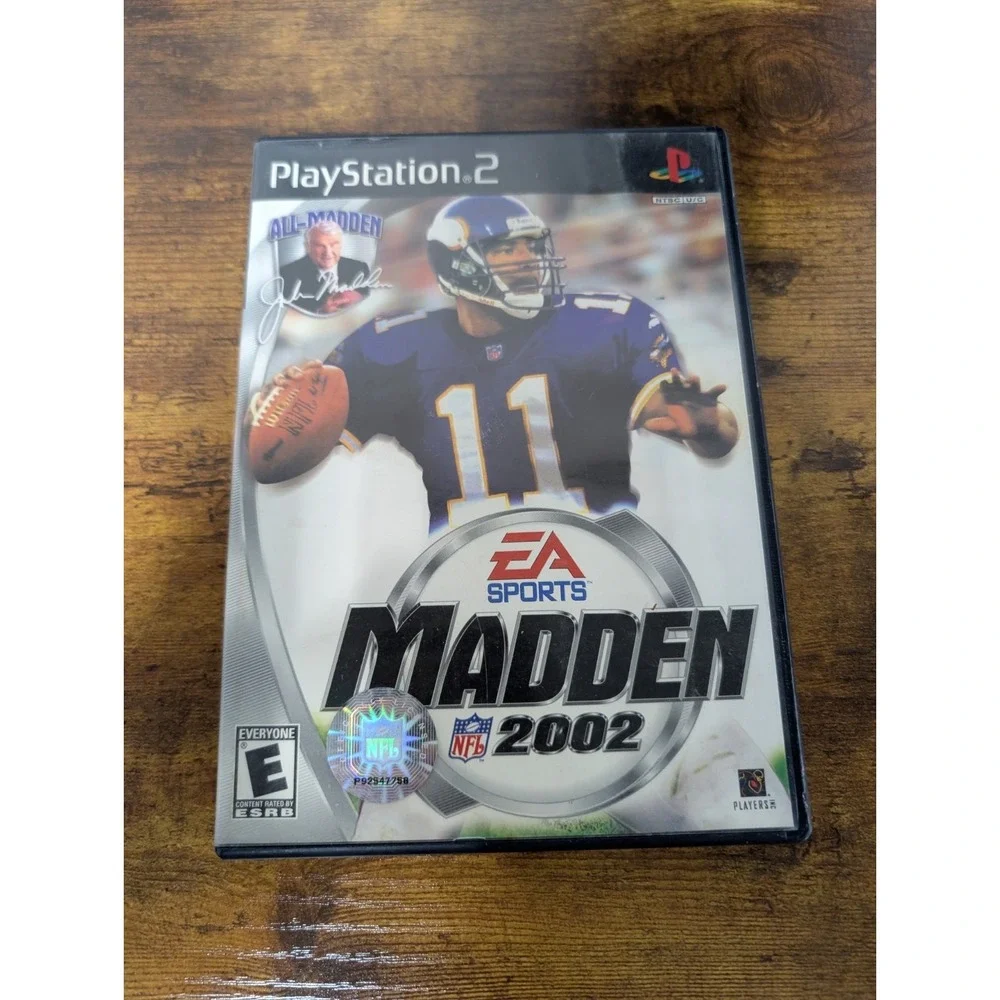 Madden NFL 2002 (Sony PlayStation 2, 2001) Tested Working PS2 Football Game CIB